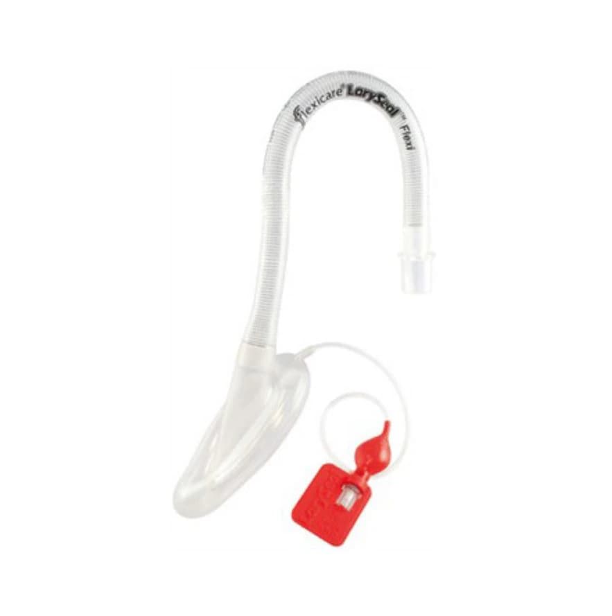 Flexicare LarySeal Flexi Laryngeal Mask Airway, Size 4, Adult 50-70kg, Disposable, Sterile, 10/Box - Mask Laryngeal Wire Reinforced - Image 1