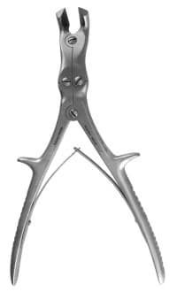 Miltex Meister-Hand Stille-Horsley Bone Forceps, Angled Blade, 10-1/2" Stainless Steel - Forcep Bone Stille-Horsley - Image 1