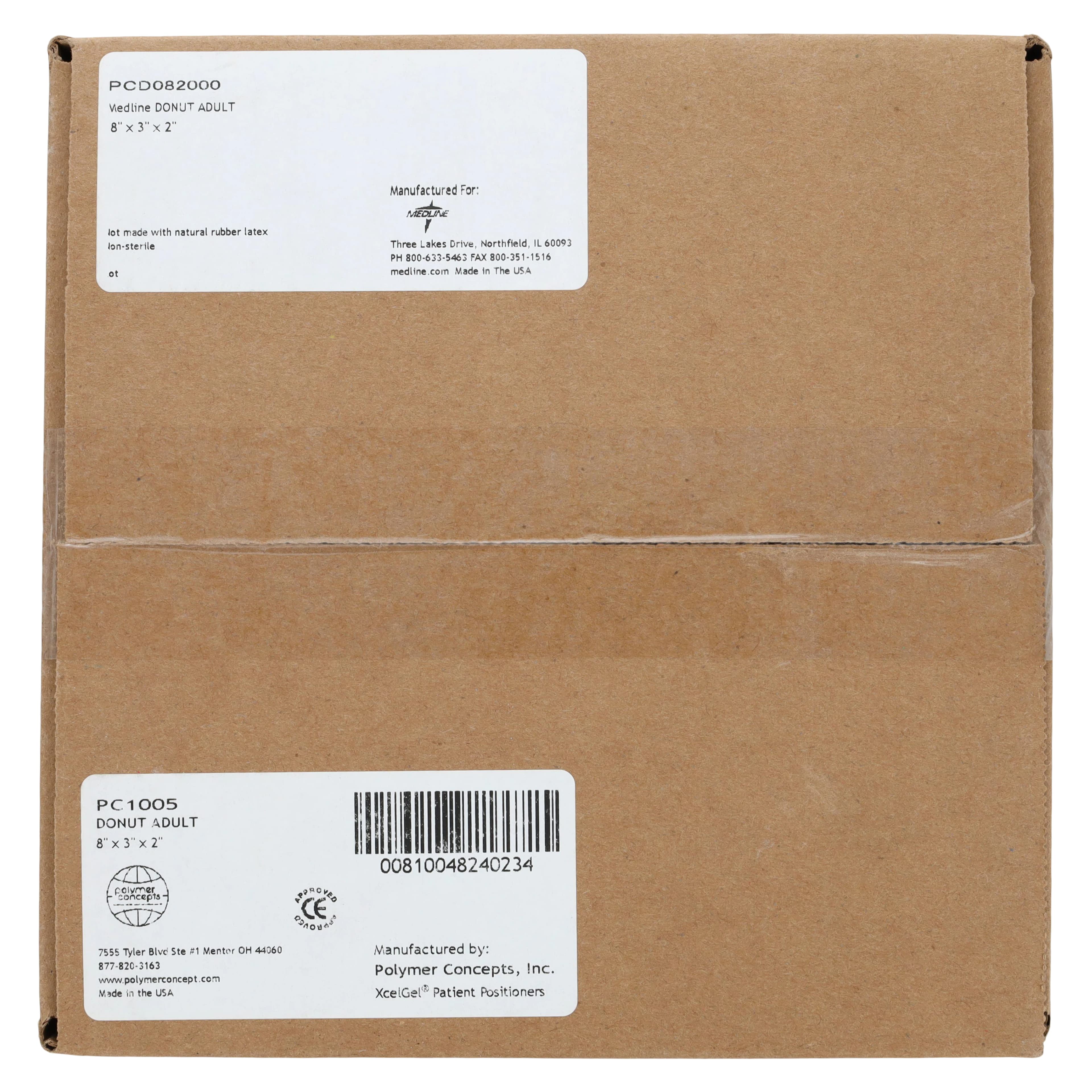 Medline Positioner Donut Gel Adult, 8x3x1.75" thumbnail 5