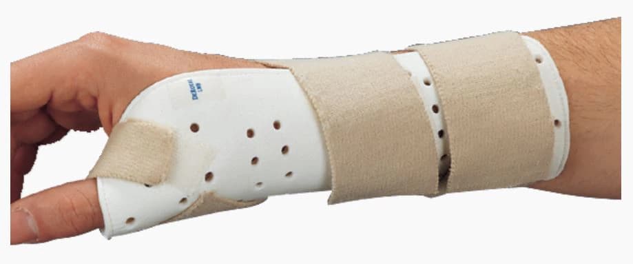 DeRoyal Wrist Thumb Spica Splint, Right, Small/Medium - Wrist Thumb Spica Right - Image 1