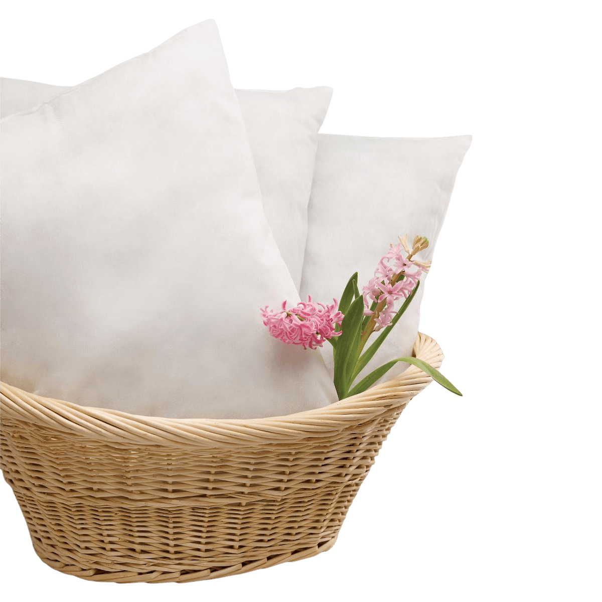 Medline Disposable Pillow, Polyester Fill, Medium Weight, White, 18 in x 24 in, 12/Case thumbnail 2