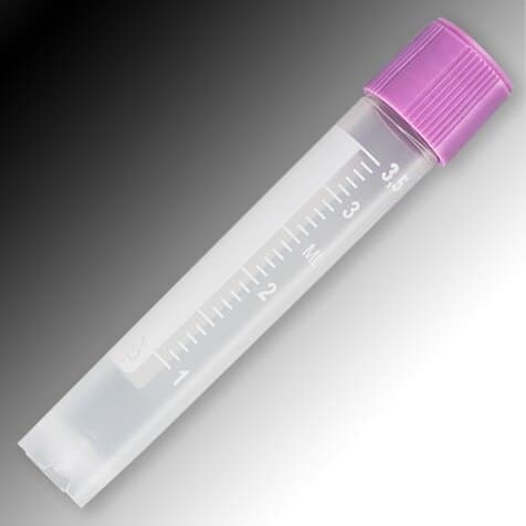 Globe Scientific Sample Tube, 4mL, Polypropylene, Graduated, Self-Standing, Clear, Non-Sterile, 1000/Pk thumbnail 2