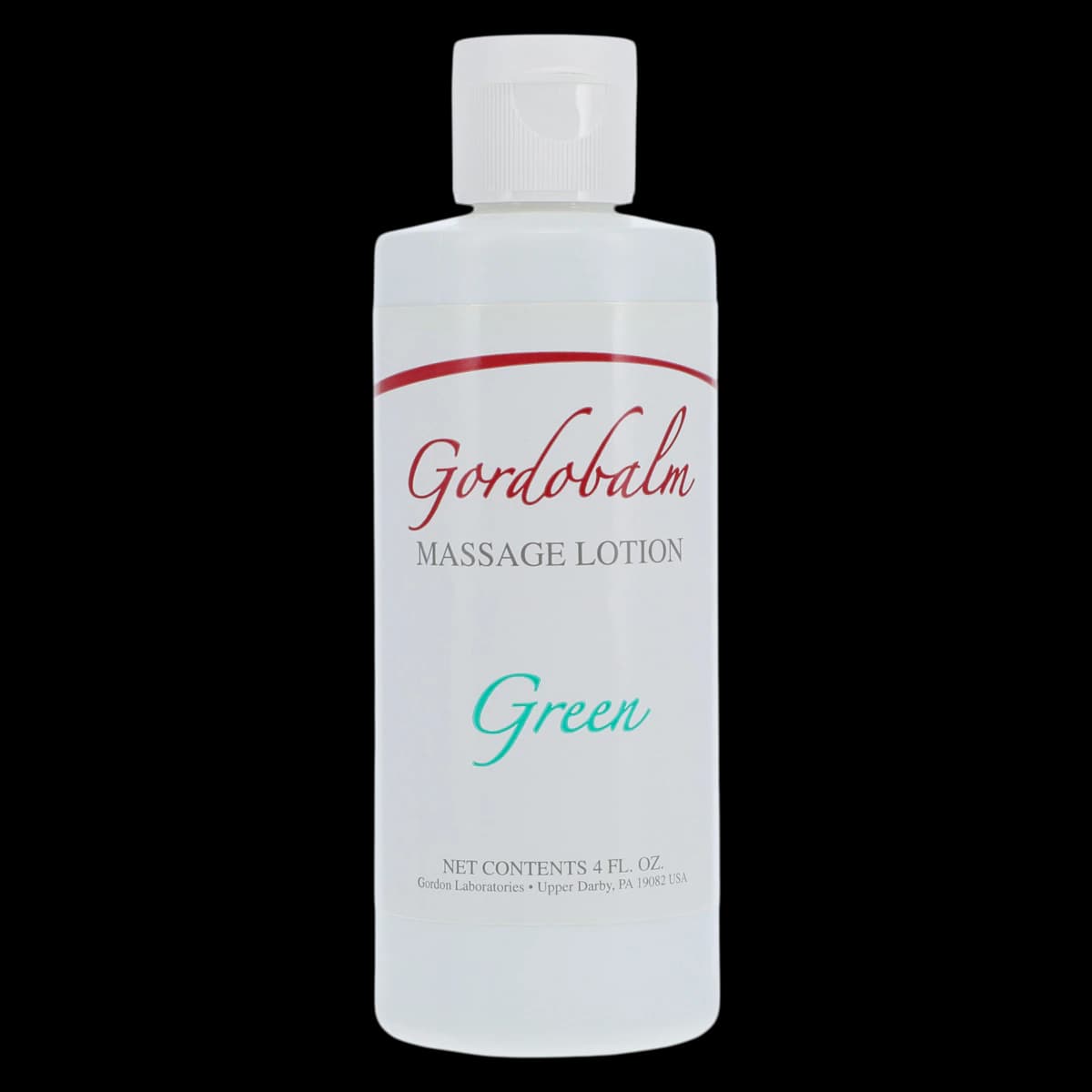 Gordobalm Massage Lotion, Greaseless, Green, 4 oz Bottle - Gordobalm Green - Image 1