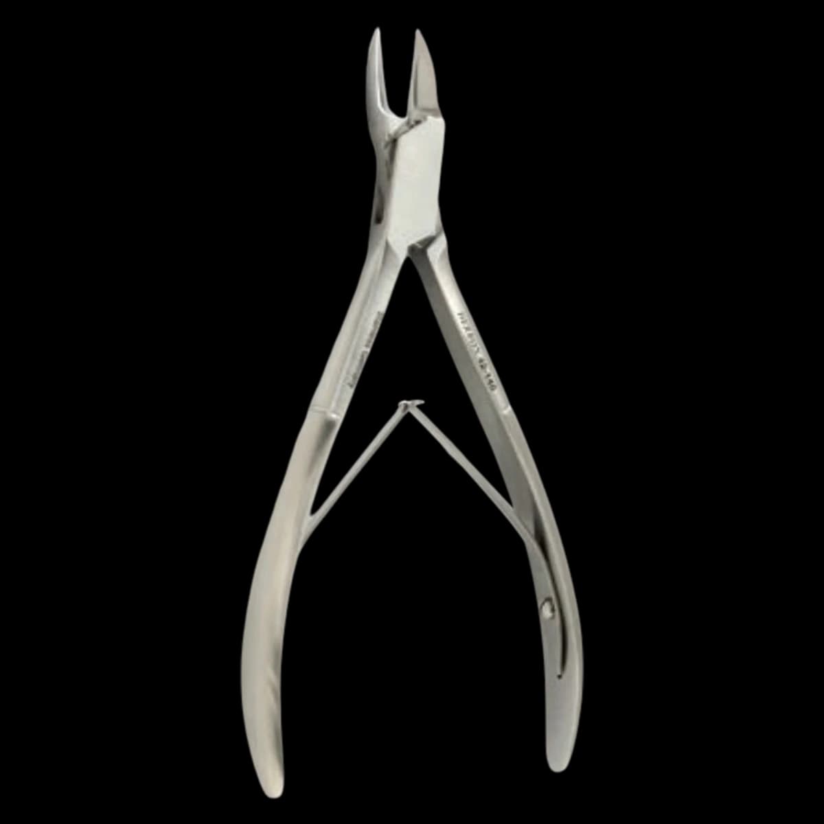 Derron Surgical Instruments Nail Splitter Forceps, Stainless Steel, 6", Reusable, Autoclavable, 178-S - Forceps Stainless 178-S - Image 1