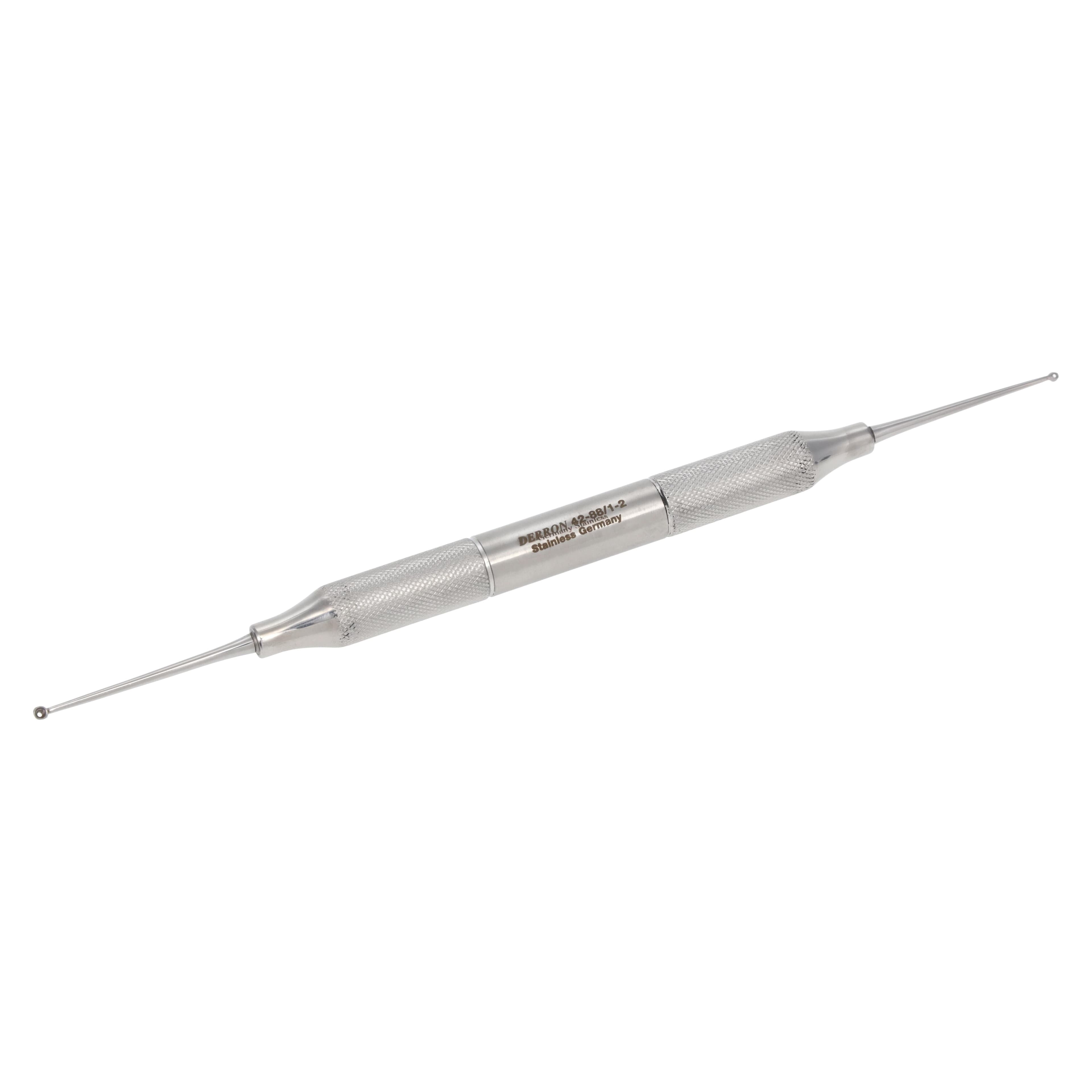 Derron Surgical Instruments Comfort Grip DE Podiatry Excavator DE Curette, 7" Stainless Steel, Each thumbnail 3