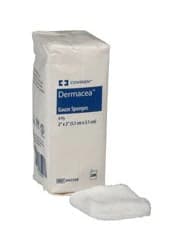 Dermacea 100% Cotton Gauze Sponge, 2x2", 8 Ply, Non-Sterile, Rectangle, Latex-Free - Dermacea Gauze Sponge NS 8Ply - Image 1
