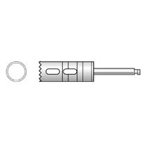 Ace Surgical Trephine Bur, 32mm Total Length, 6mm Inner Diameter - Trephine Bur 32mm TL 6mm ID - Image 1