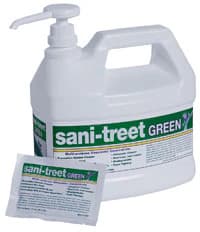 Sani-Treet Green Uni-Dose Enzymatic Cleaner, Biodegradable, Non-Foaming, 1 oz, 50/Box, 12 Boxes/Case - SANI-TREET GREEN UNI-DOSE ENZ. CLEANER (50X1oz) - Image 1