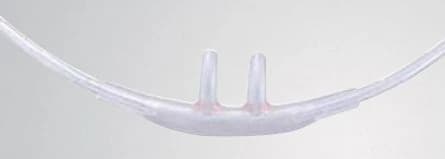 Airlife Infant Nasal Oxygen Cannula with 7 ft Tubing, Cushion, Clear, Disposable, DEHP-Free, Each - Cannula Infant - Image 1