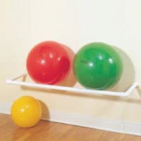 PVC Ball Rack, Wall Mount with Mounting Screws - PVC Ball Rack-Wall Mount - Image 1