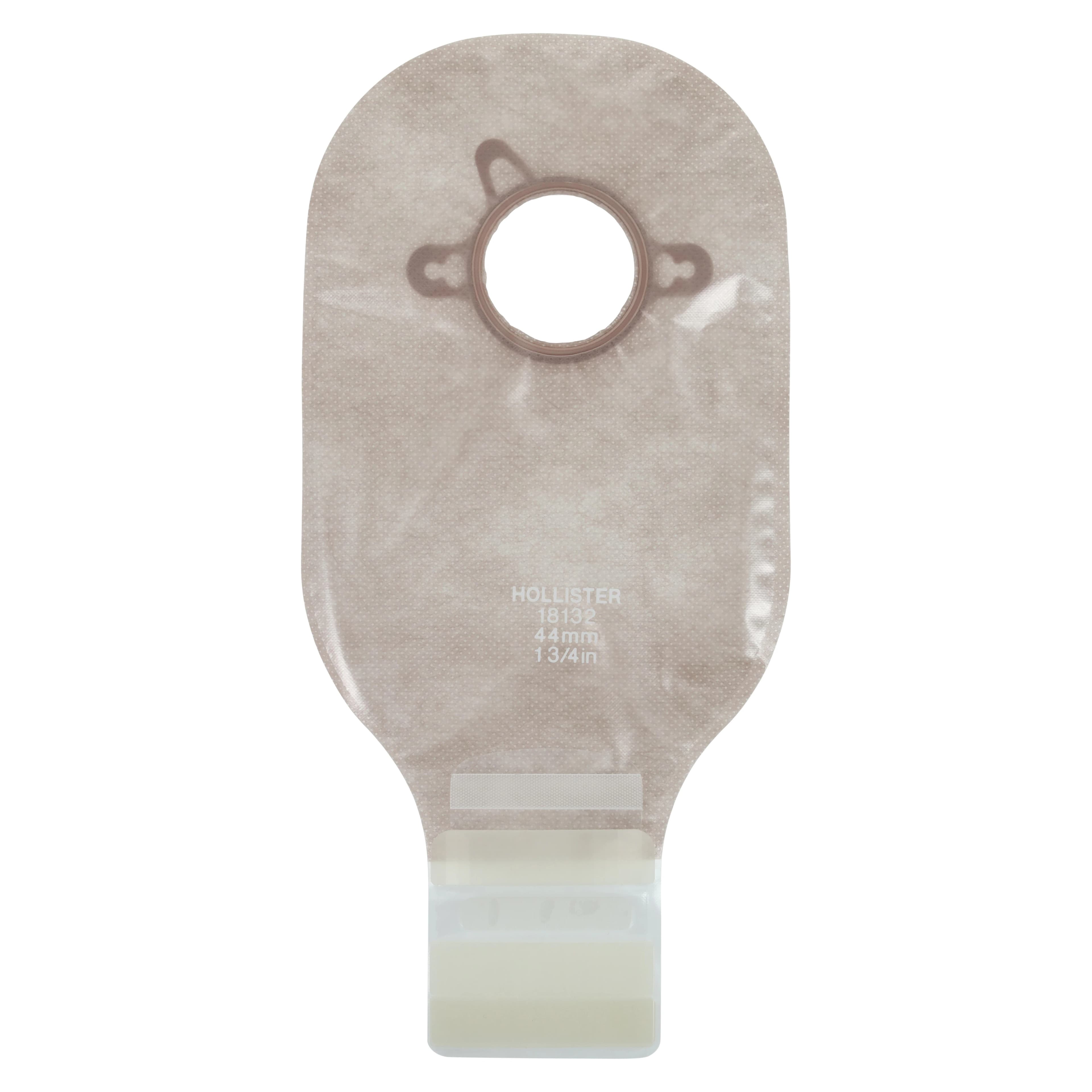 Hollister New Image 2-Piece Drainable Ostomy Pouch, Transparent/Green, 12" thumbnail 2