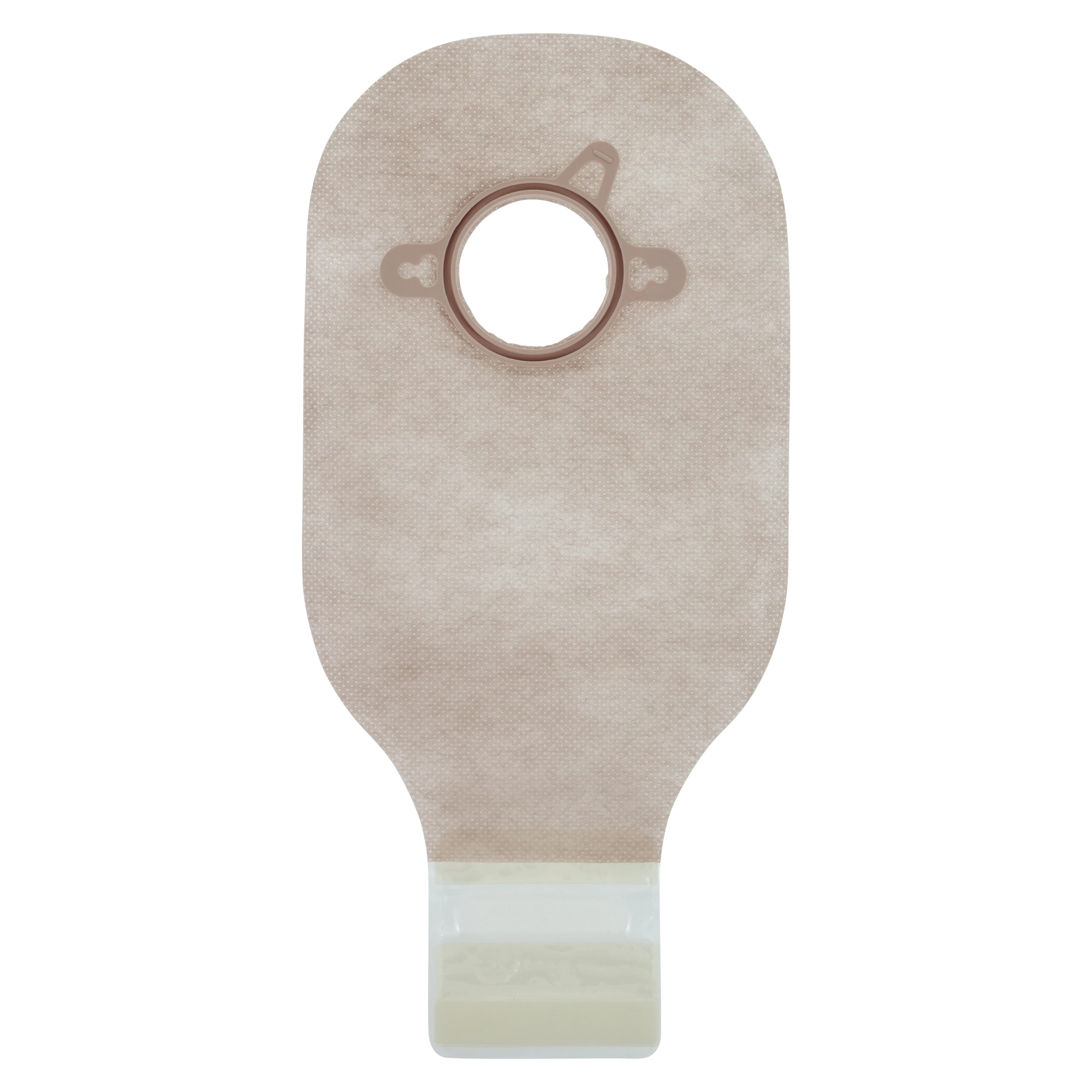 Hollister New Image 2-Piece Drainable Ostomy Pouch, Transparent/Green, 12" thumbnail 3