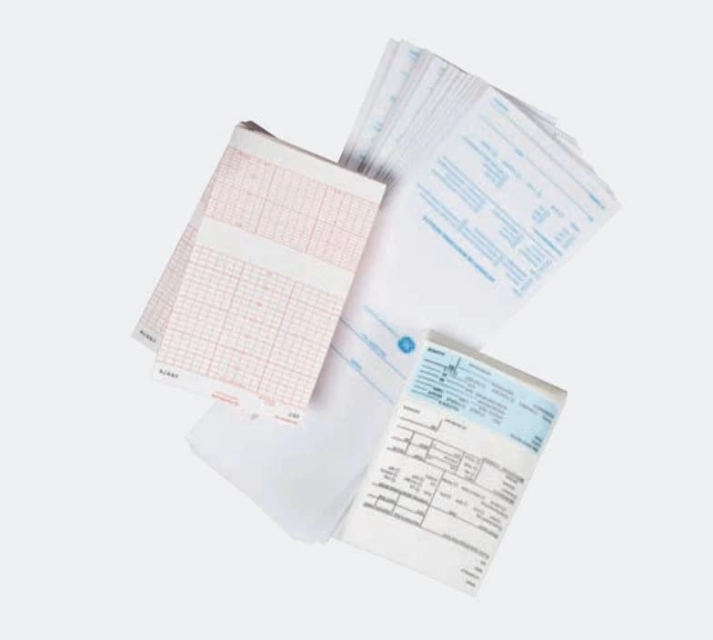 SunMed Fetal Chart Paper, 50-210 BPM, 40 Packs/Case - Paper Chart Fetal 50-210 BPM - Image 1