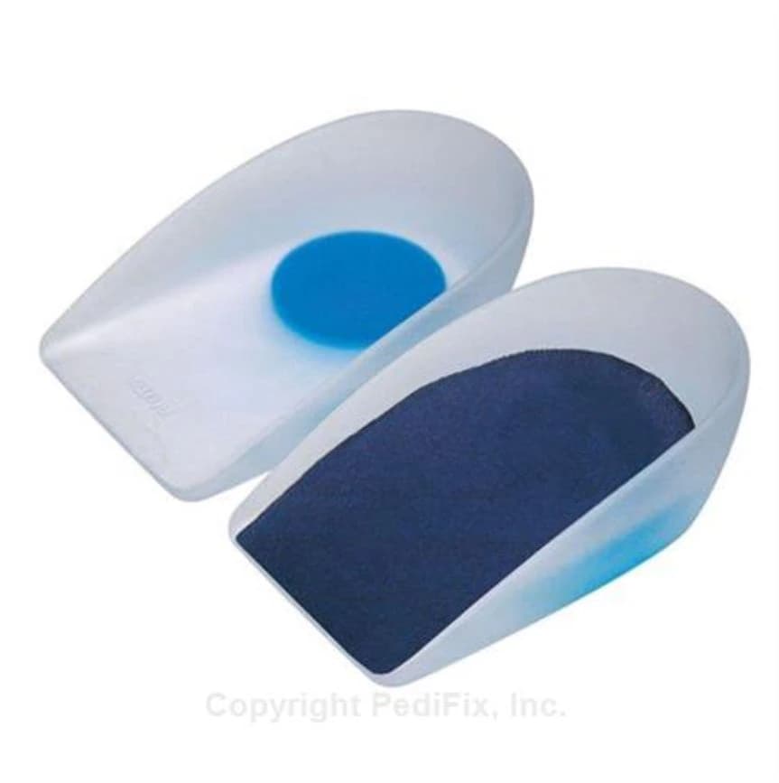 Pedifix GelStep Heel Cup, Medium, Men's 6-8.5 / Women's 7.5-10, Covered Heel Recess Cup with Soft Center - Covrd Heel Rec Cup Soft Center - Image 1