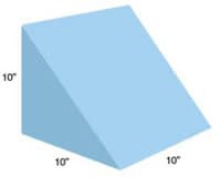 CFI Medical Solutions Wedge Positioning Shoe, 10" x 10" x 10" - Wedge Positioning 10x10x10" - Image 1