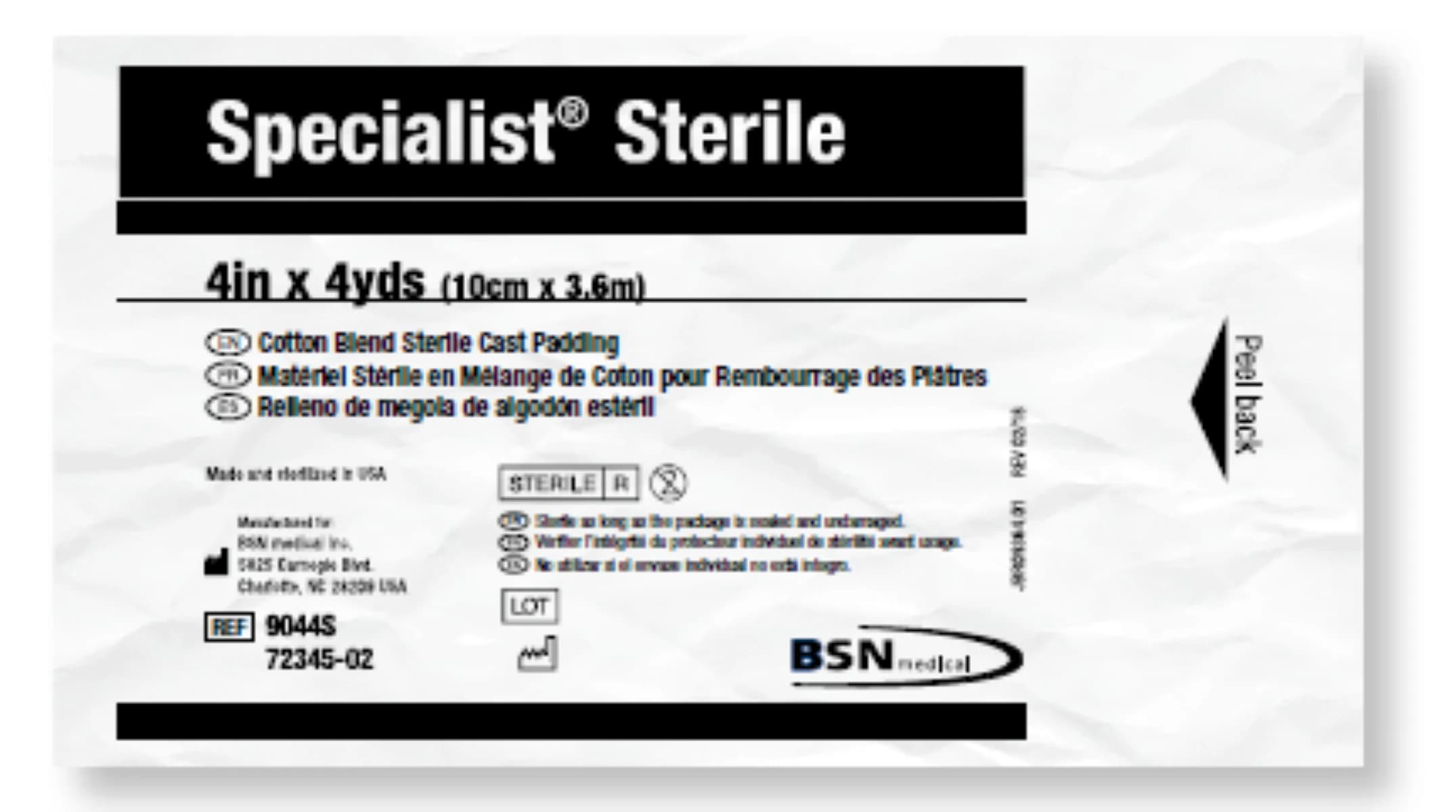 Specialist Cast Padding, Sterile, White, 6" x 4 yd - Cast Padding Sterile - Image 1