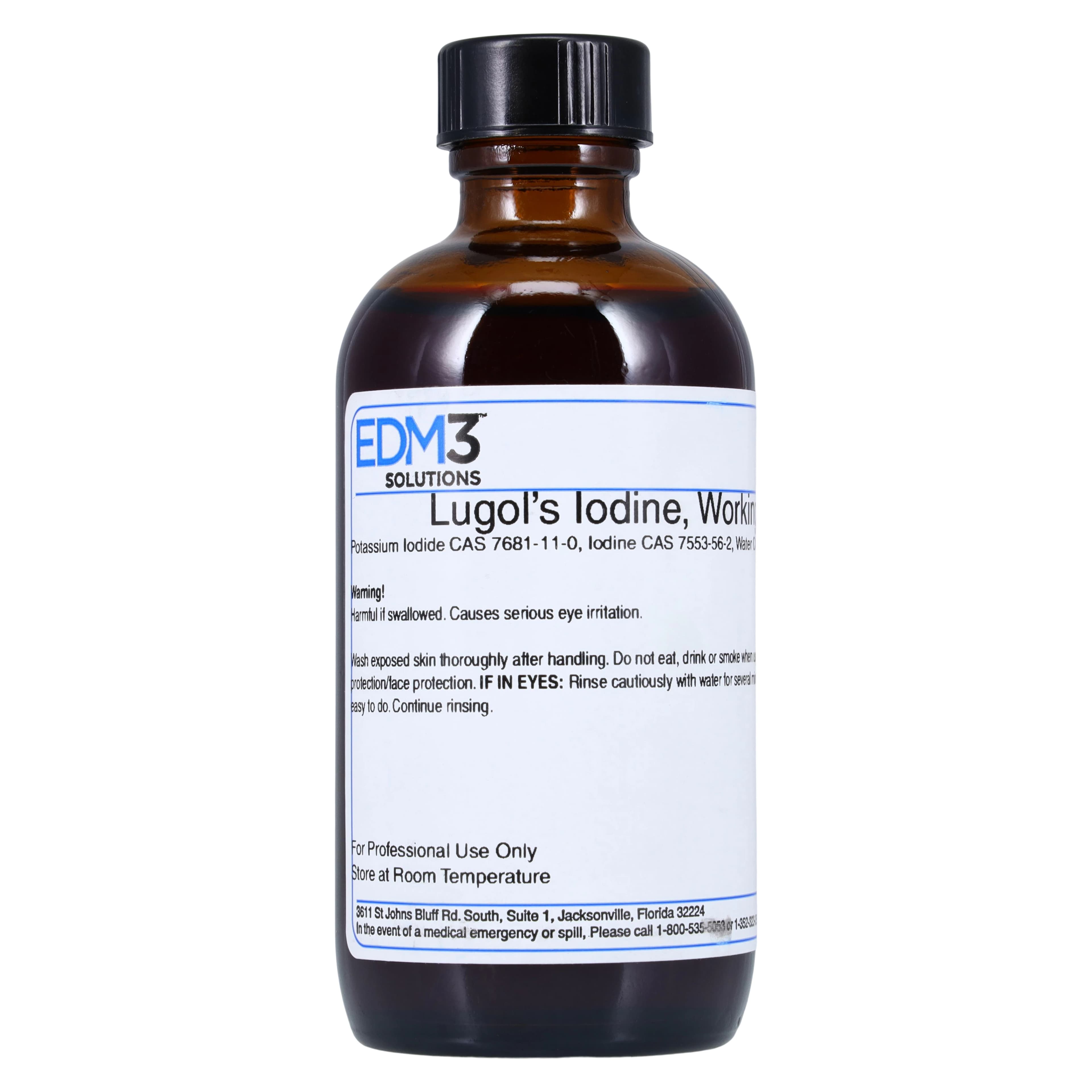 Lugol's Iodine Concentrate Solution, 4 oz - Lugols Iodine Concentrate - Image 1
