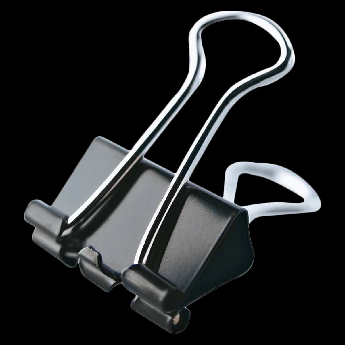 Binder Clips, 3/4" Capacity, Black, 36/Pack - Binder Clips 3/4" - Image 1
