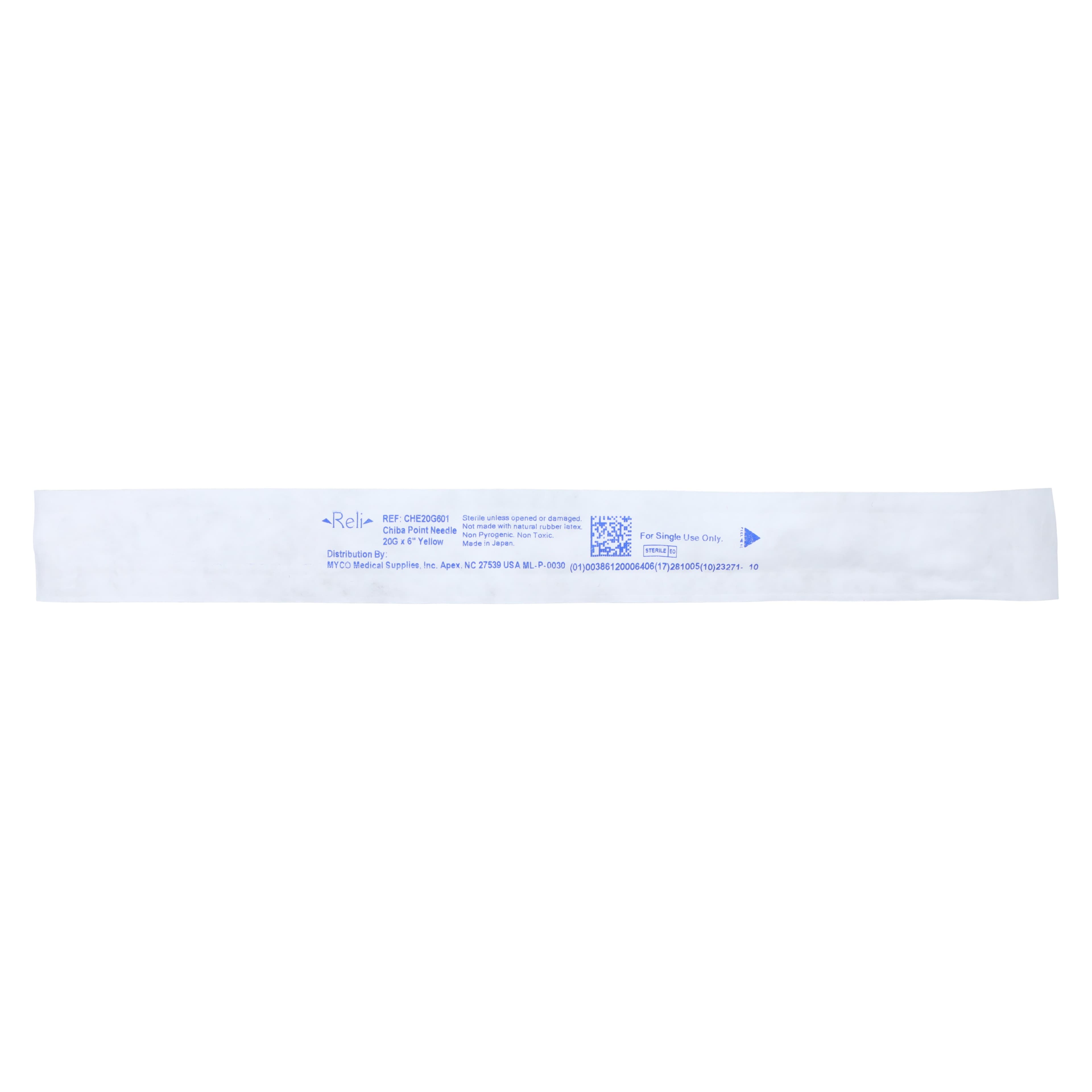 Chiba Spinal Needle, 20G, 6", Sterile, Dr. Japan Co Ltd thumbnail 2
