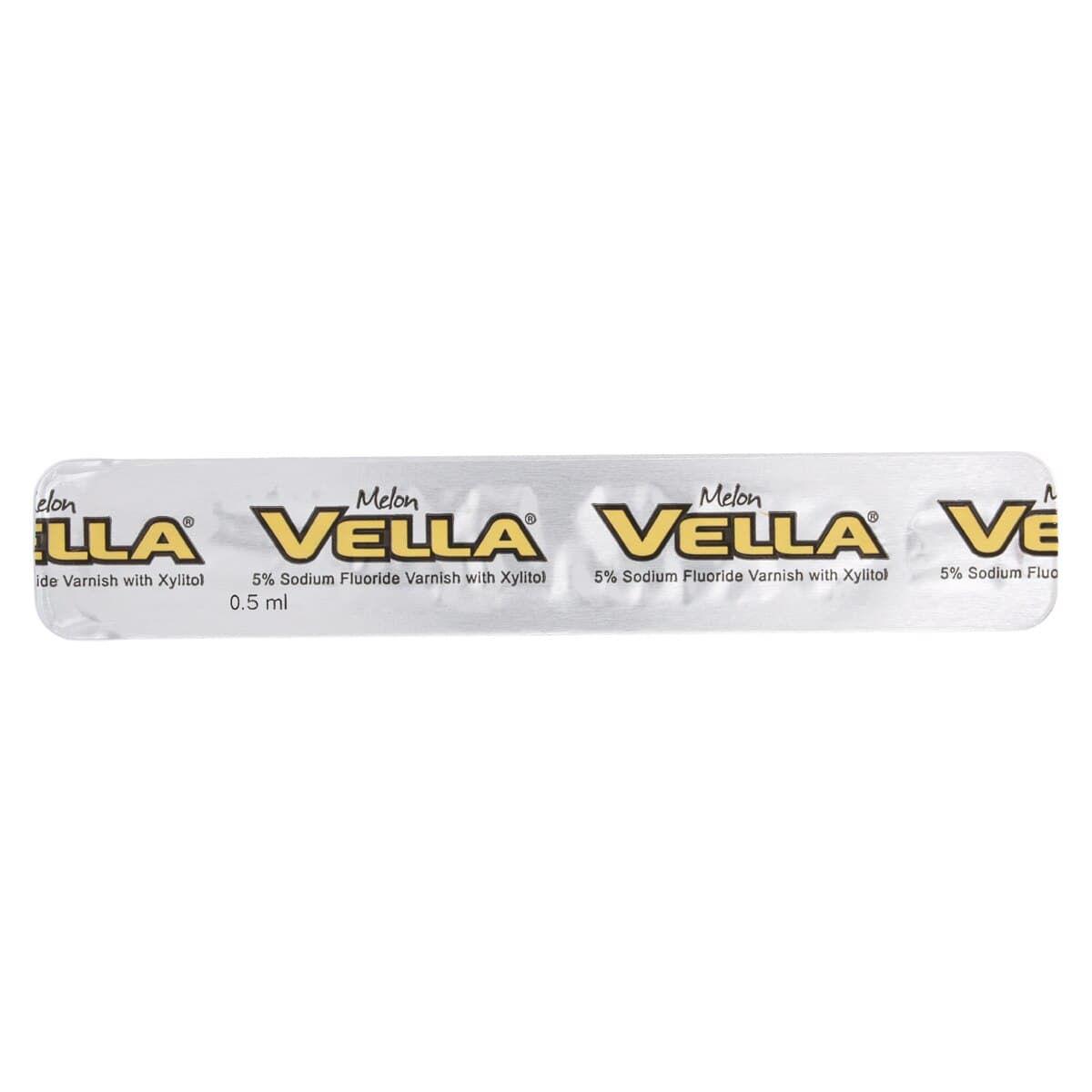 Vella 5% Sodium Fluoride Varnish with Xylitol, Melon Flavor, Clear Formula, Unit Dose 0.5 mL, 35/Box thumbnail 2