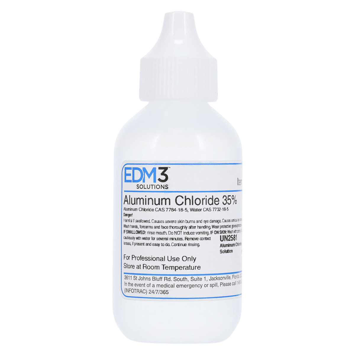Aluminum Chloride Reagent 35%, 2 oz Bottle - Aluminum Chloride 35% - Image 1