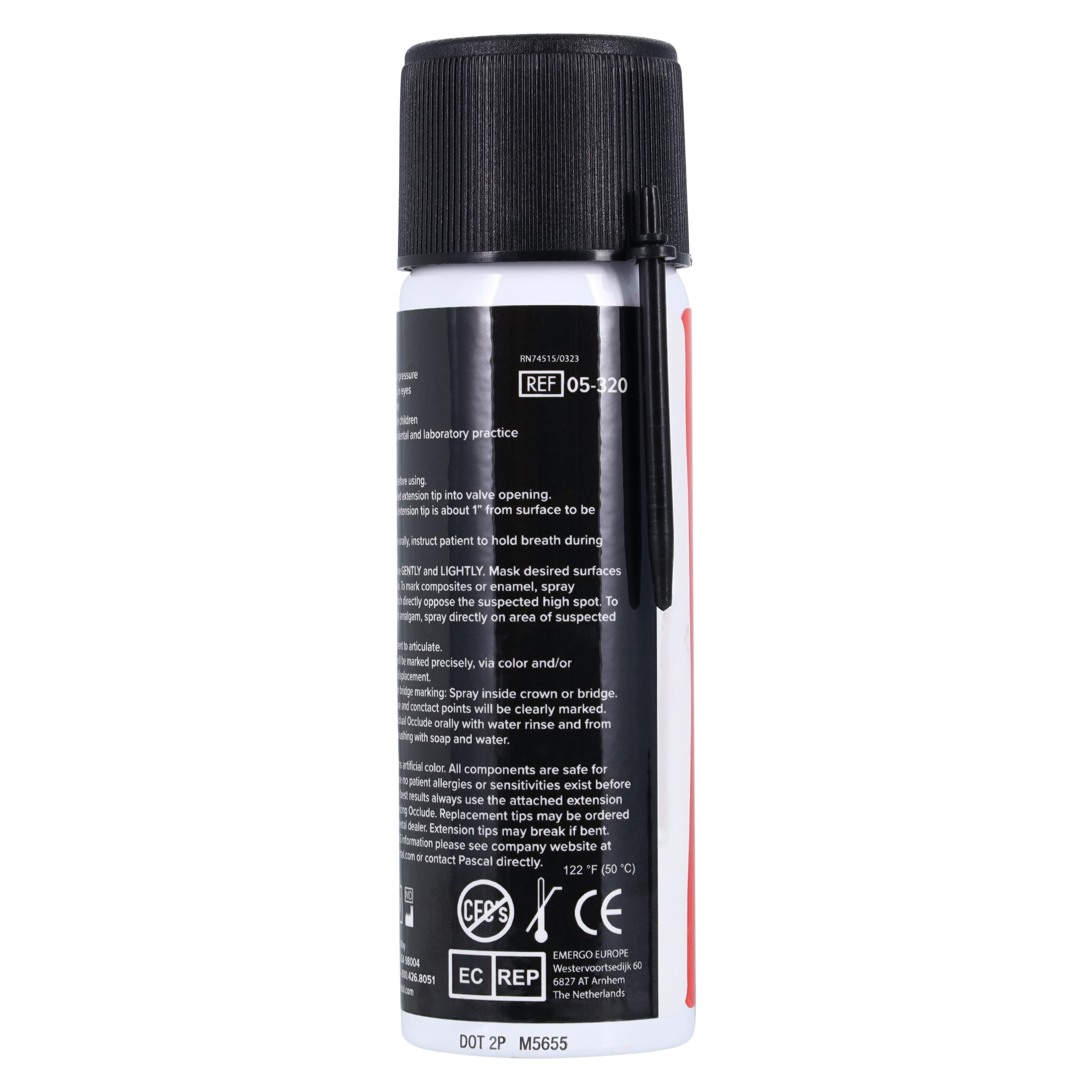Occlude Red Aerosol Indicator Spray, 23 g Can, 1/Pk, 05-320 thumbnail 4