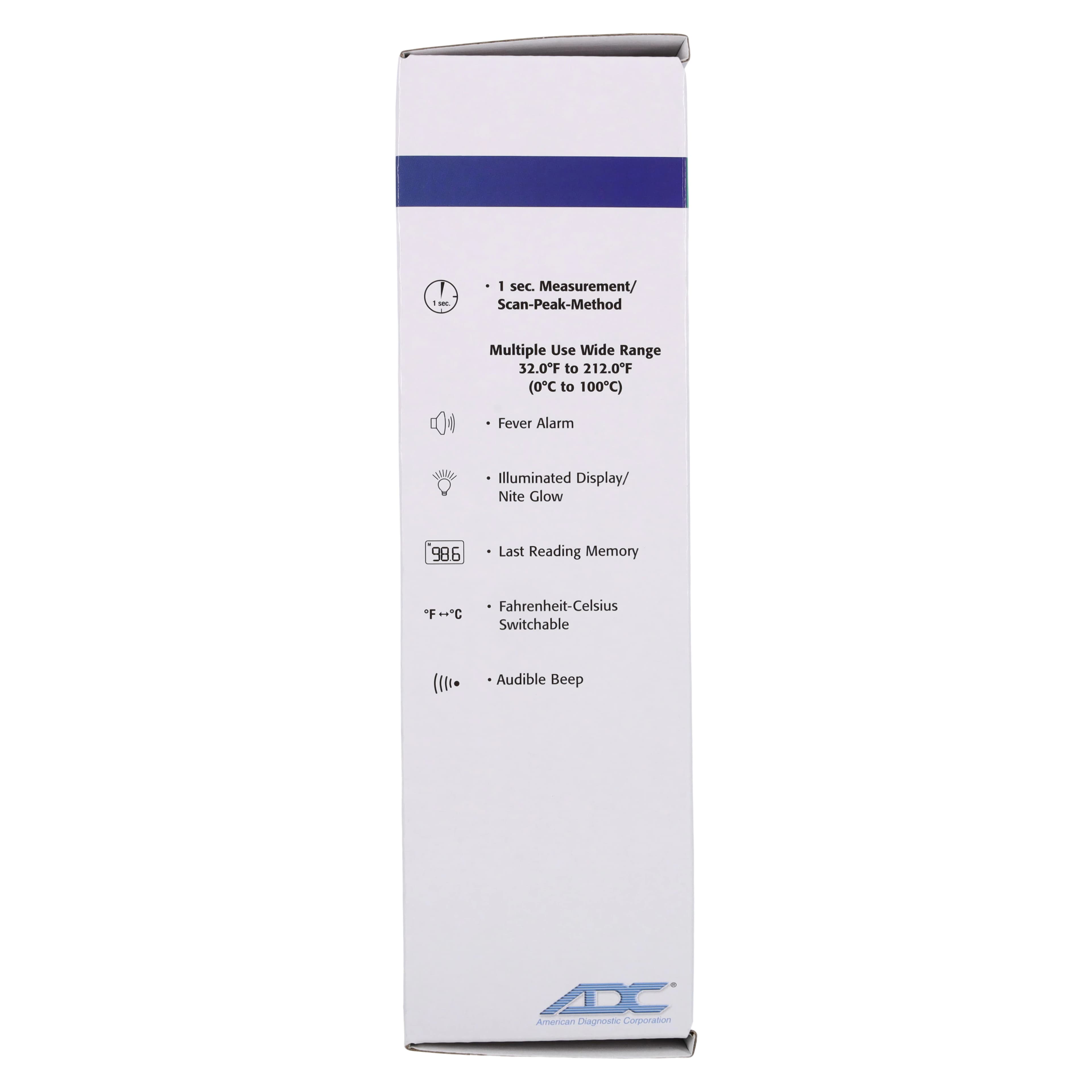 Adtemp Digital Tympanic Thermometer, Reusable, Dual Scale (Celsius/Fahrenheit), Each thumbnail 4