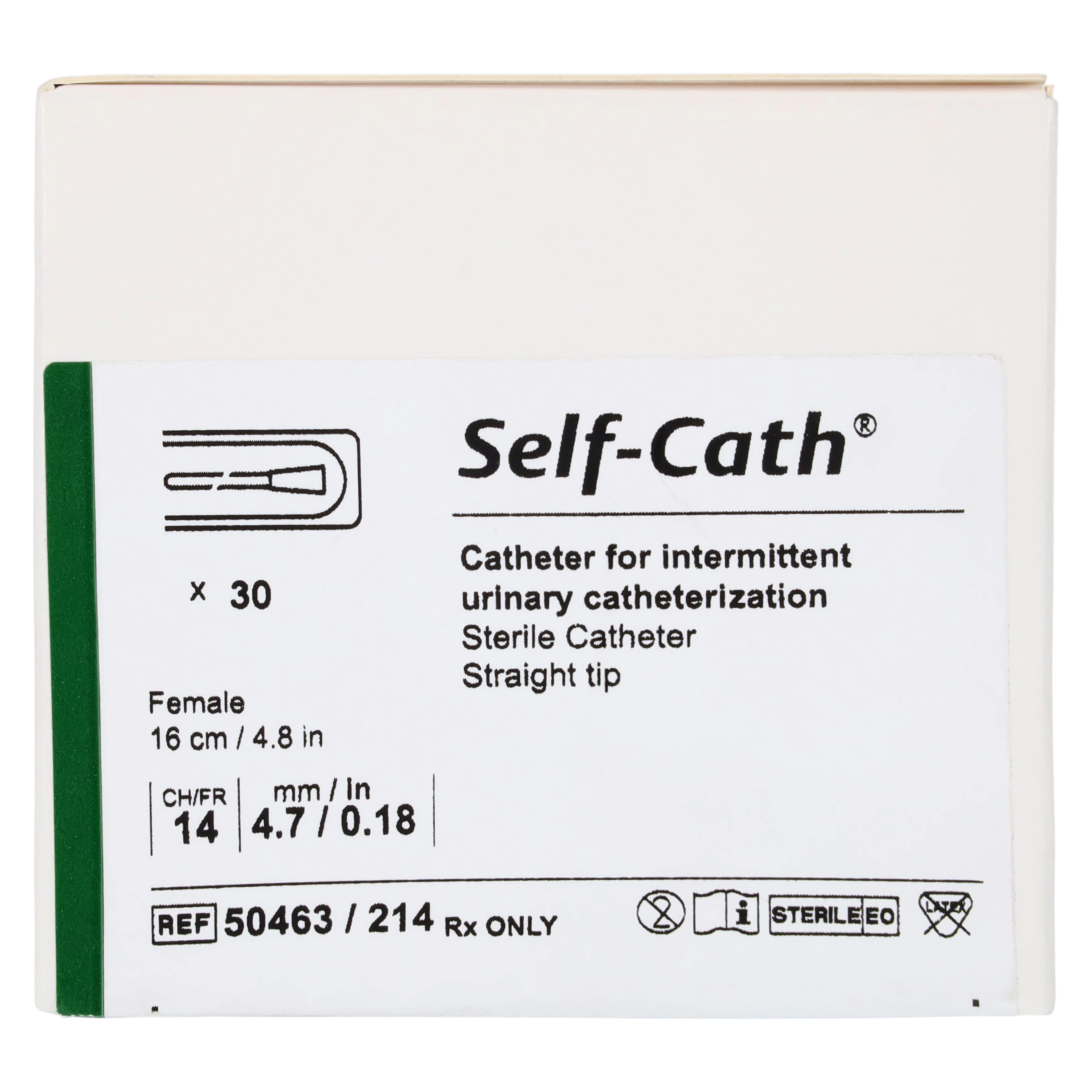 Coloplast Self-Cath Intermittent Catheter, Straight Tip, PVC/Siliconized Surface, 14 Fr, Female, 4.8" thumbnail 4