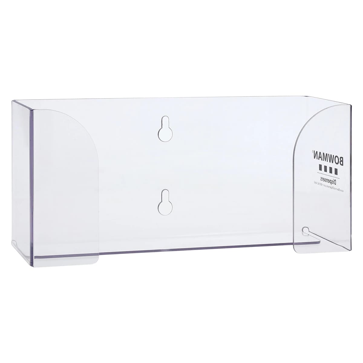 Bowman Vertical Glove Dispenser, Clear, Holds 1 Box - GLOVE DISPENSER VERTICAL CLEAR, HOLDS 1 BOX - Image 1