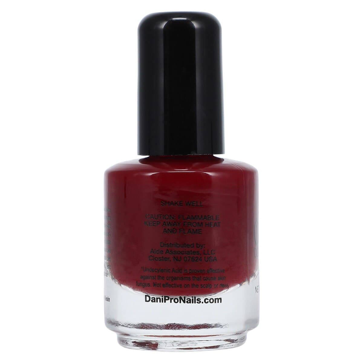 DaniPro Infused Nail Polish, Undecylenic Acid, Deep Red 'Always Be True', Each thumbnail 3