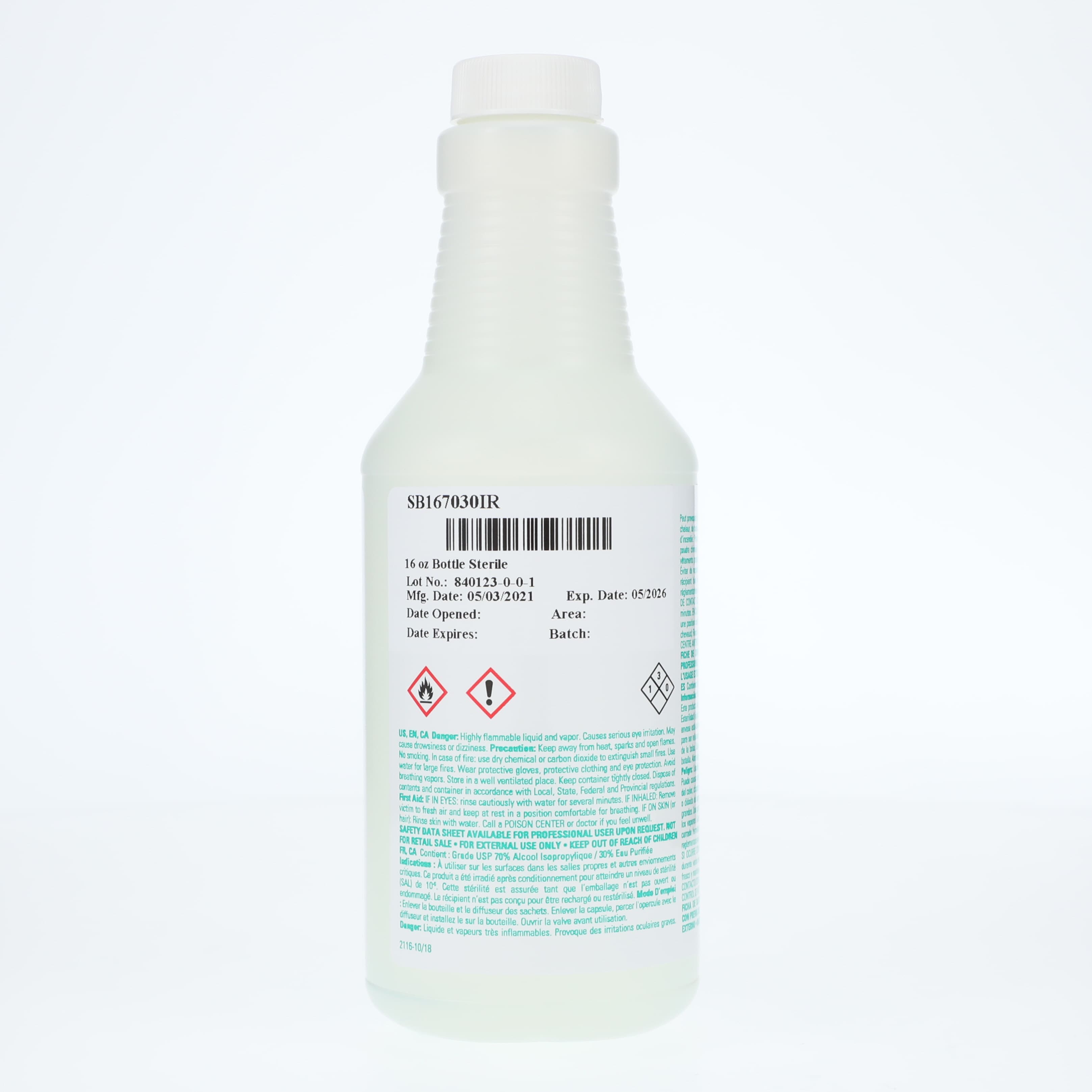 Contec Isopropanol 70% w/Spray, 16 oz Spray Bottle, 12/Case thumbnail 2