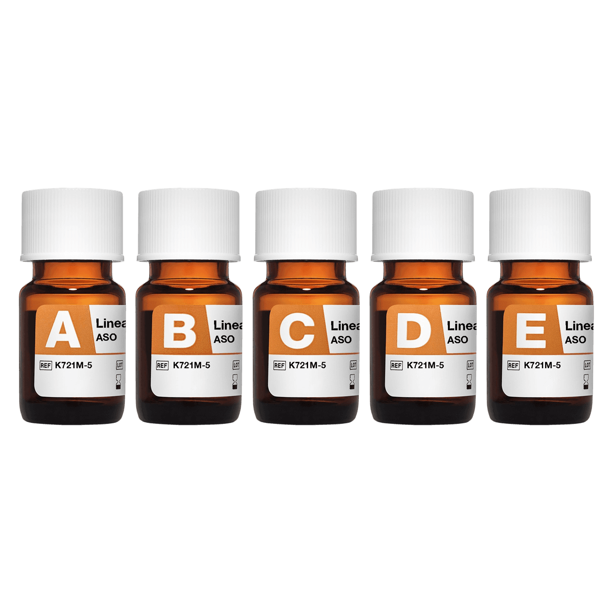 Audit Microcontrols LQ ASO Linearity Set, Anti-Streptolysin O, 5 Levels, 5 x 1 mL - Audit LQ ASO Linearity - Image 1