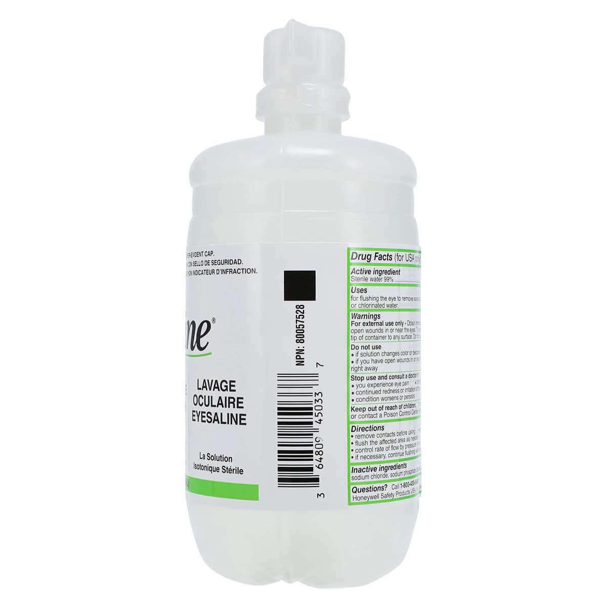 Honeywell Eyesaline Solution Sterile Emergency Eyewash, 16 oz Bottle, 12/Case thumbnail 2