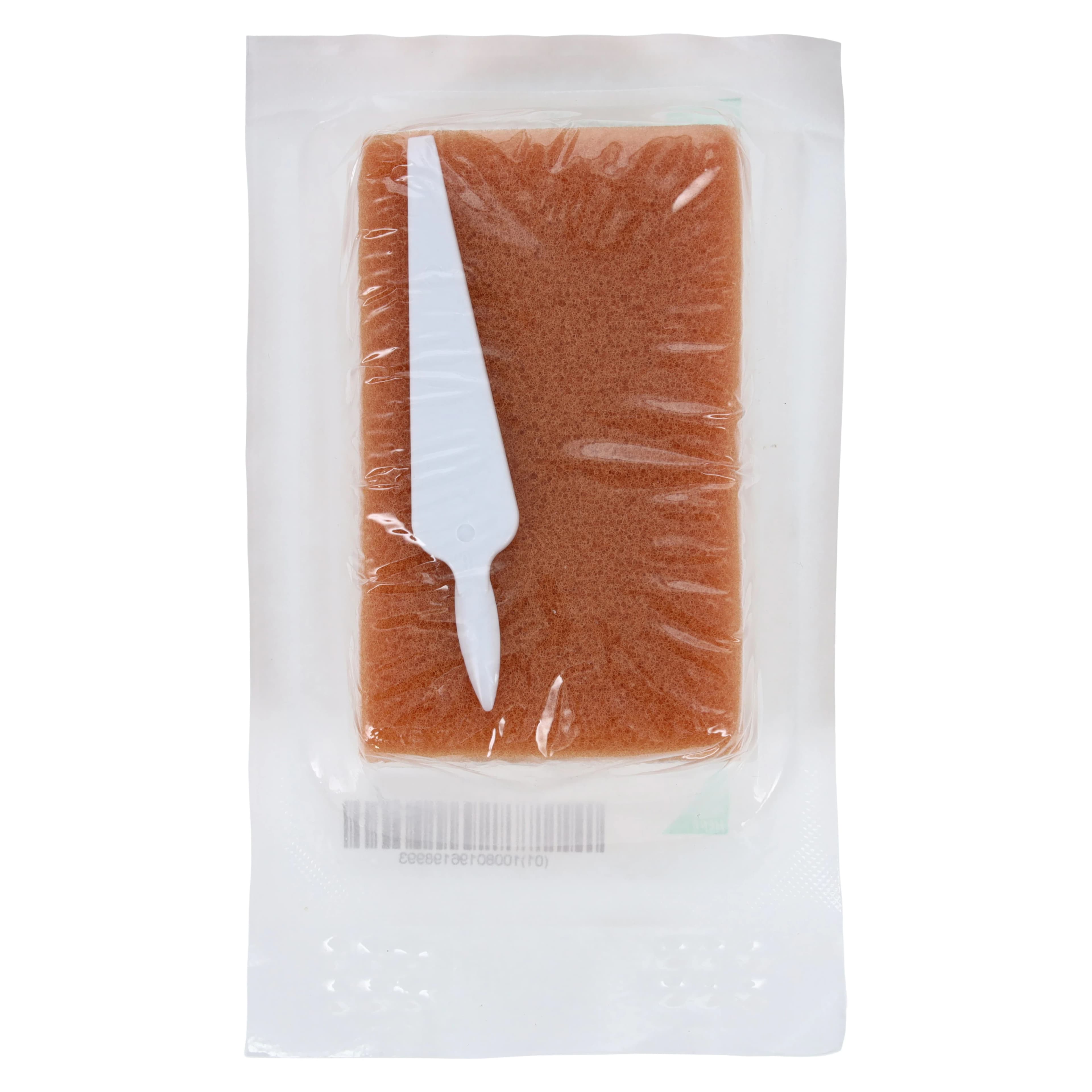 Medline Scrub Brush Surgical Sterile, Polyurethane Sponge/Polyethylene Bristles, White/Orange thumbnail 3