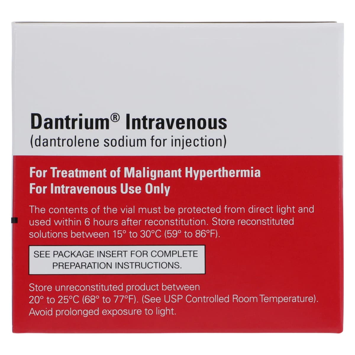 Dantrium Injection 20mg Vial, 70mL, 6/Package thumbnail 9