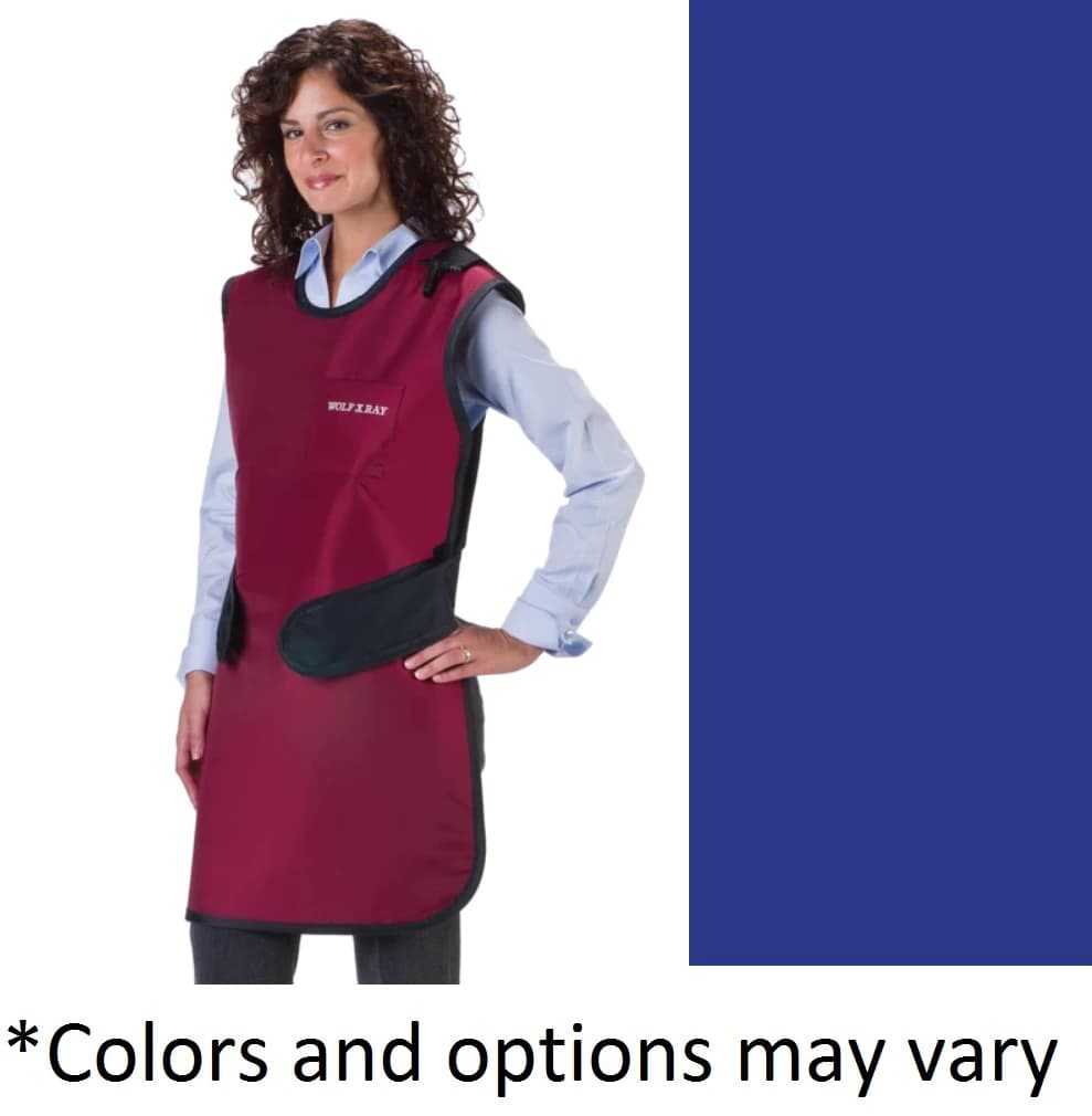 Wolf X-Ray EZ Wrap OR Apron with Collar, Medium - EZ Wrap OR Apron w/Collar MED - Image 1