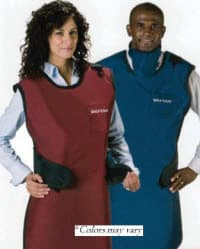 Wolf X-Ray EZ Wrap OR Apron with Thyroid Collar, Large - EZ Wrap OR Apron w/Collar LRG - Image 1
