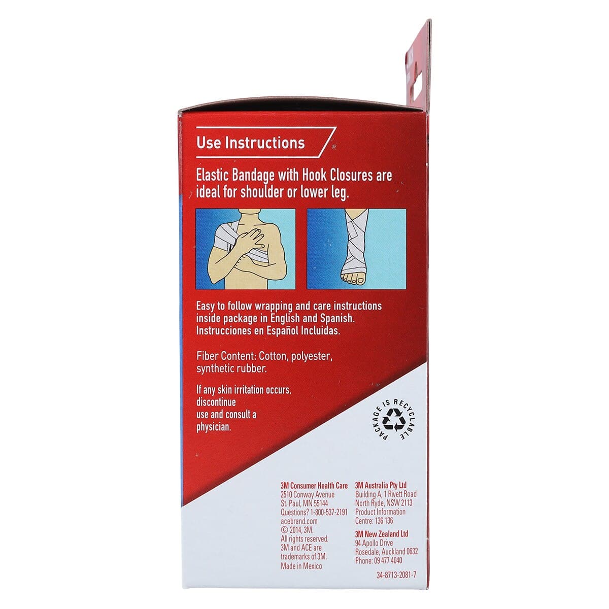 ACE Stretch Bandage Elastic 4" x 5.3' Beige Non-Sterile, 72/Case thumbnail 4