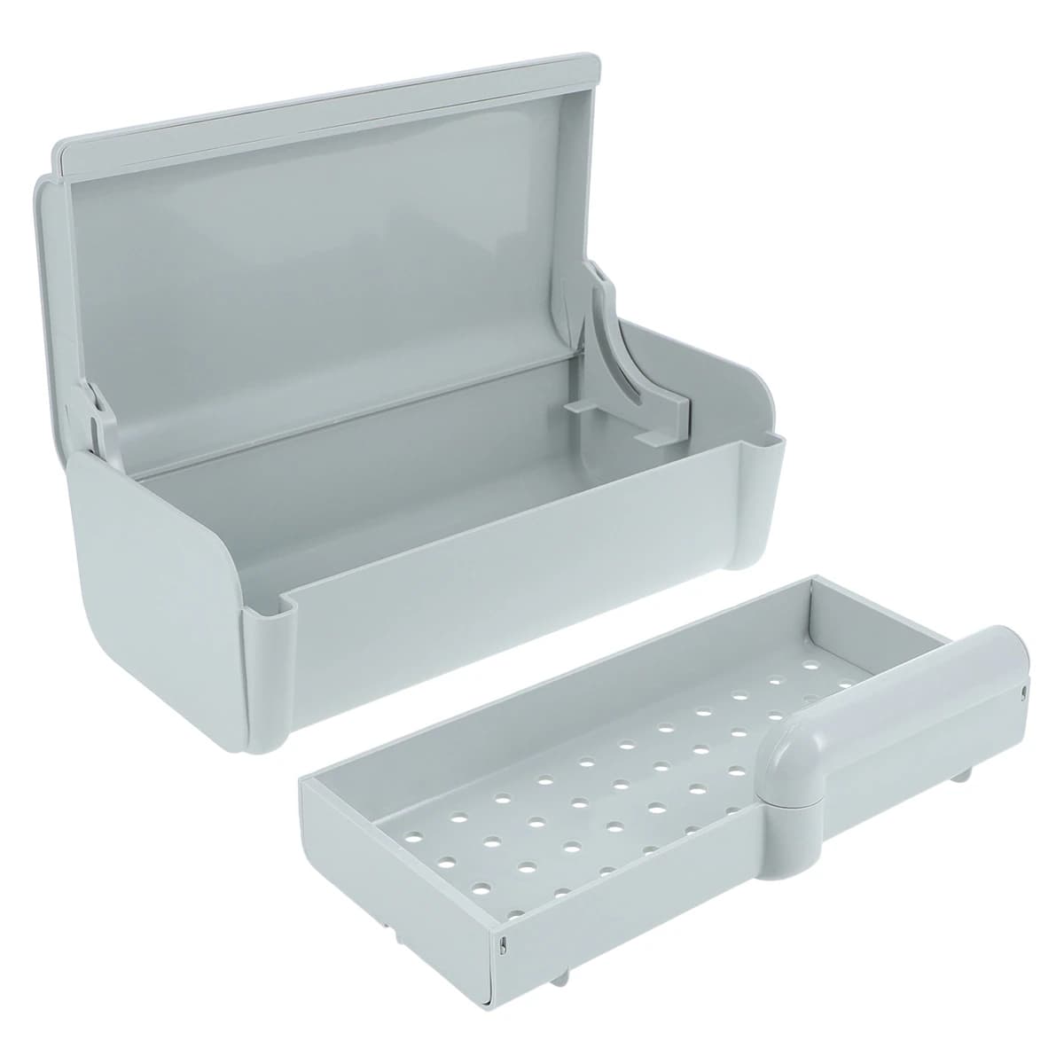 Pascal Tap & Slide Disinfecting/Sterilization Tray, Gray, 1/Pk, 35-697 thumbnail 3