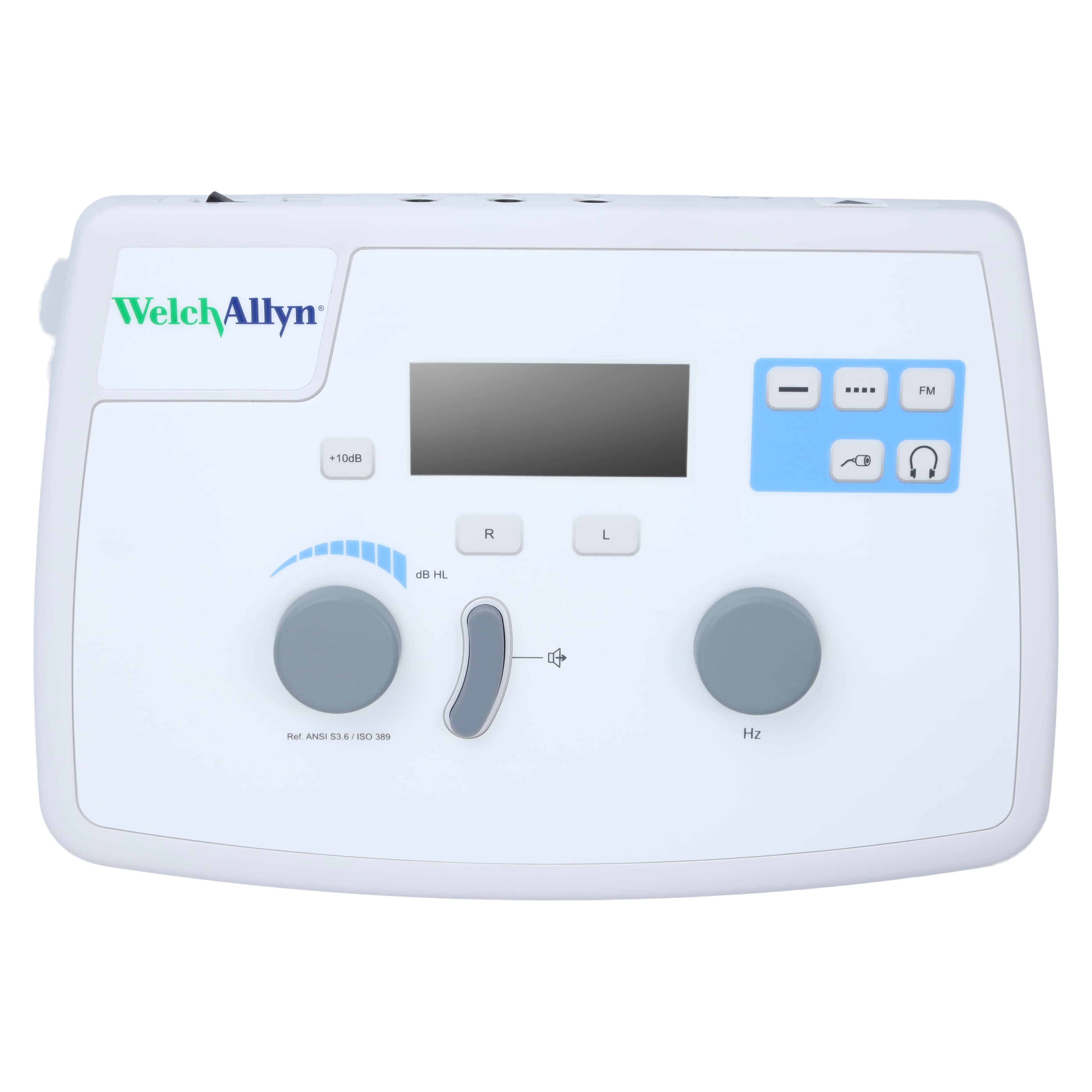 Welch Allyn AM282 Threshold Audiometer with Case, 11 Frequencies (125Hz-8000Hz), Manual, IEC Plug Type-B thumbnail 3