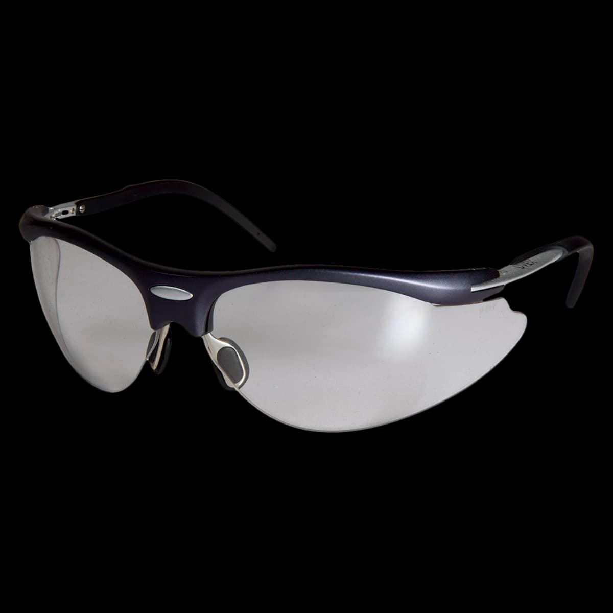 Hager Elites Photochromic Protective Eyewear, Clear Lens, Silver/Blue Hard Coat Frame - Hager Elites Photochromatic Protective Eyewear with Clear Lens and Silver/Blue Hard Coat Frame - Image 1
