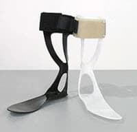 Swedish AFO Orthosis Splint, Right, Adult, Polyethylene, Men's Size 12 - Swedish AFO Mens Right - Image 1