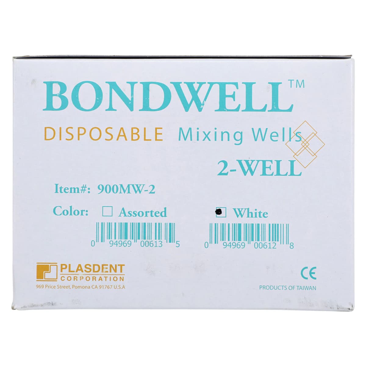 Bondwell Disposable Mixing Wells, 2-Well, White, 200/Pk, 900MW-2 thumbnail 5