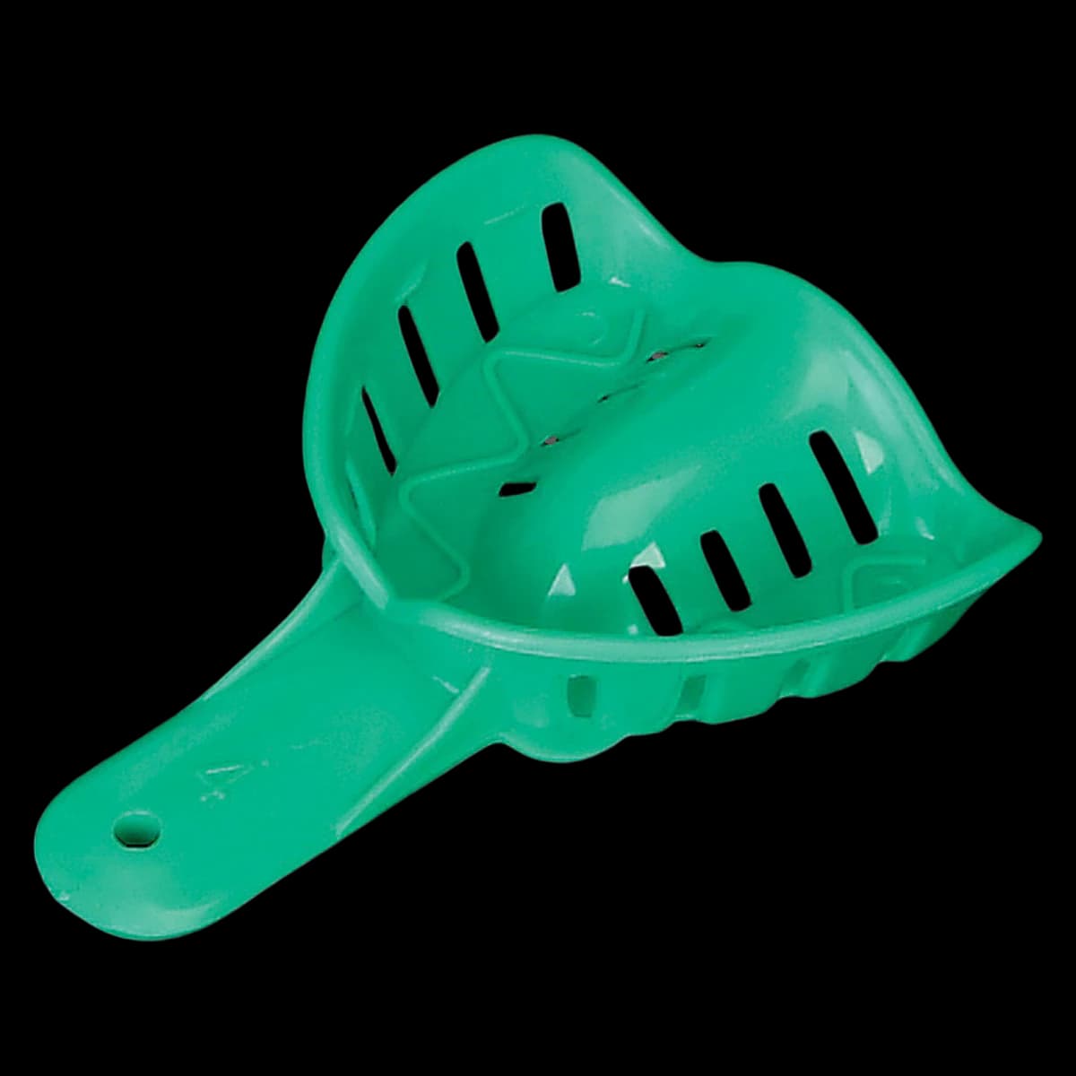 Excellent-Colors Ortho Impression Trays, Perforated, Adult Small Upper #4, Green, 25/Pk, ITO-4U - Ortho Impression Trays, Adult, Upper # 4, Small, Green, 25/Pk, ITO-4U - Image 1