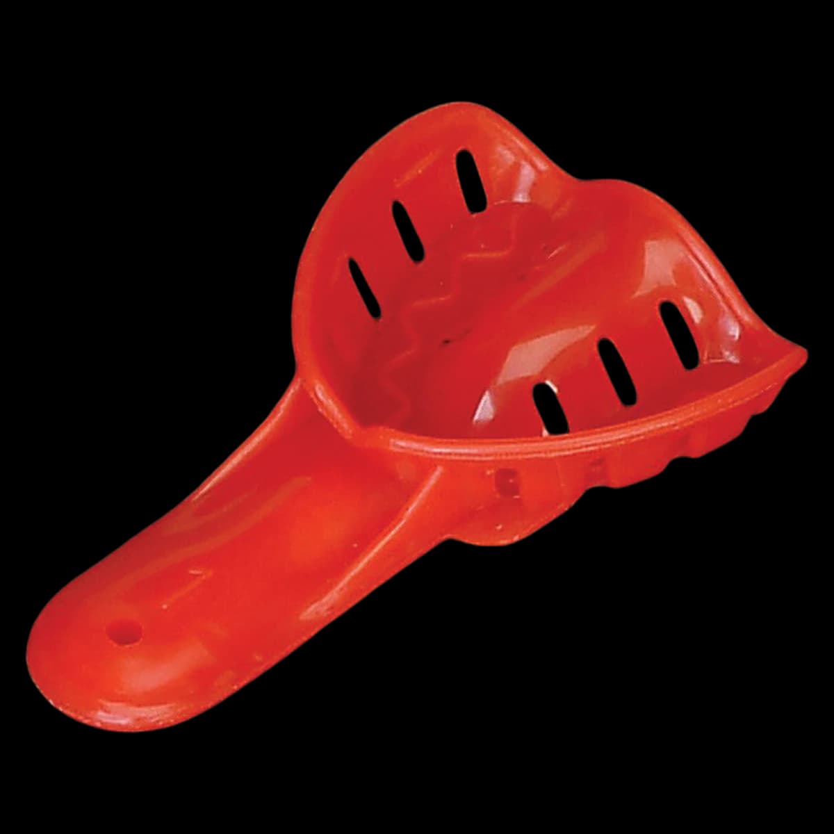 Excellent-Colors Ortho Impression Trays #1 Small Upper, Child, Red, Perforated, Disposable, 25/Pk, ITO-1U - Excellent-Colors Ortho Impression Trays #1 SM-UP/Red 25/Pk - Image 1