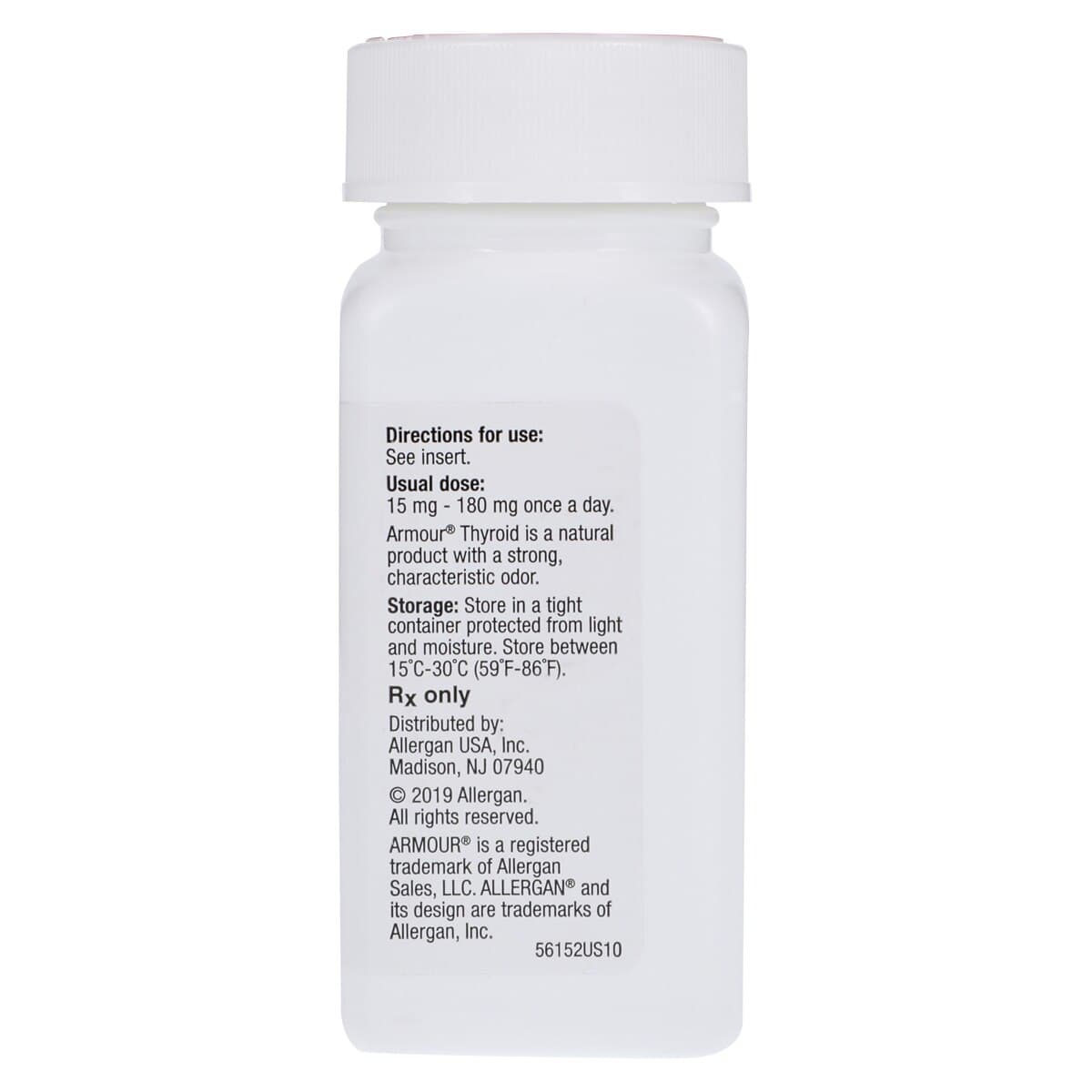 Armour Thyroid Tablets, 3 Grain (180 mg), 100 Tablets per Bottle thumbnail 2