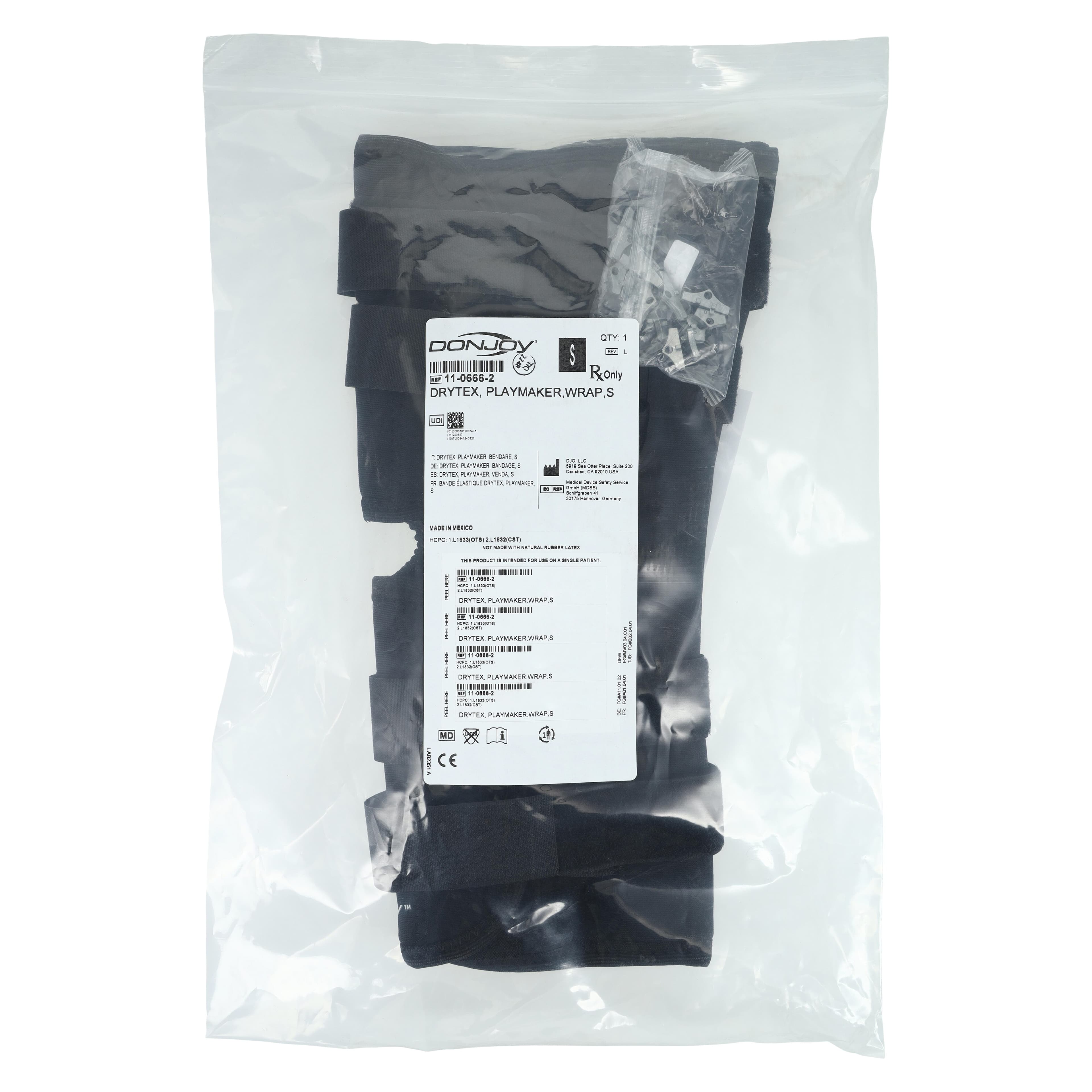 DJO Drytex Playmaker Knee Brace, Small, 15.5-18.5" thumbnail 8