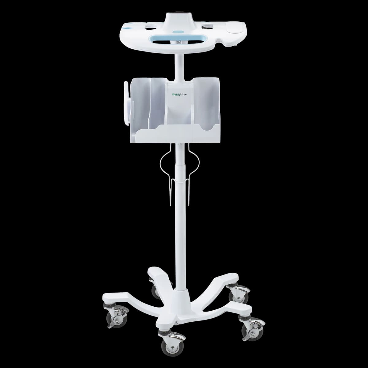 Welch Allyn Connex Vital Signs Monitor Mobile Stand with Cable and Storage Bin - Stand Mobile w/Cable - Image 1