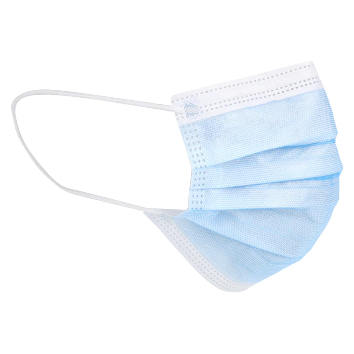 Cranberry Repel 4-Ply Procedure Face Mask, ASTM Level 3, Sapphire, Ear Loop, 50/Box, R2960SA thumbnail 3