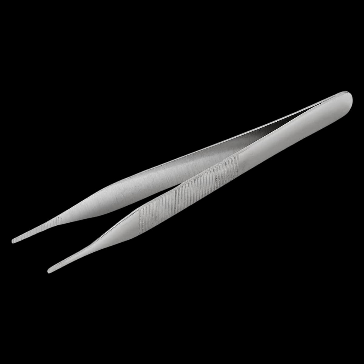 Medline Adson Tissue Forceps, 4-1/2", Stainless Steel, Sterile, 50/Case - Forcep Tissue Adson Sterile - Image 1